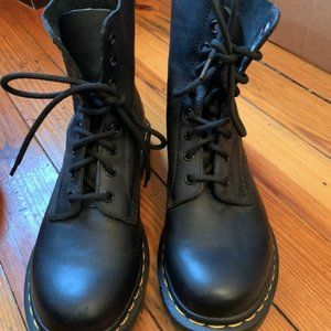 Size 8 Classic Black Doc Martens (1460 Pascal) worn once!